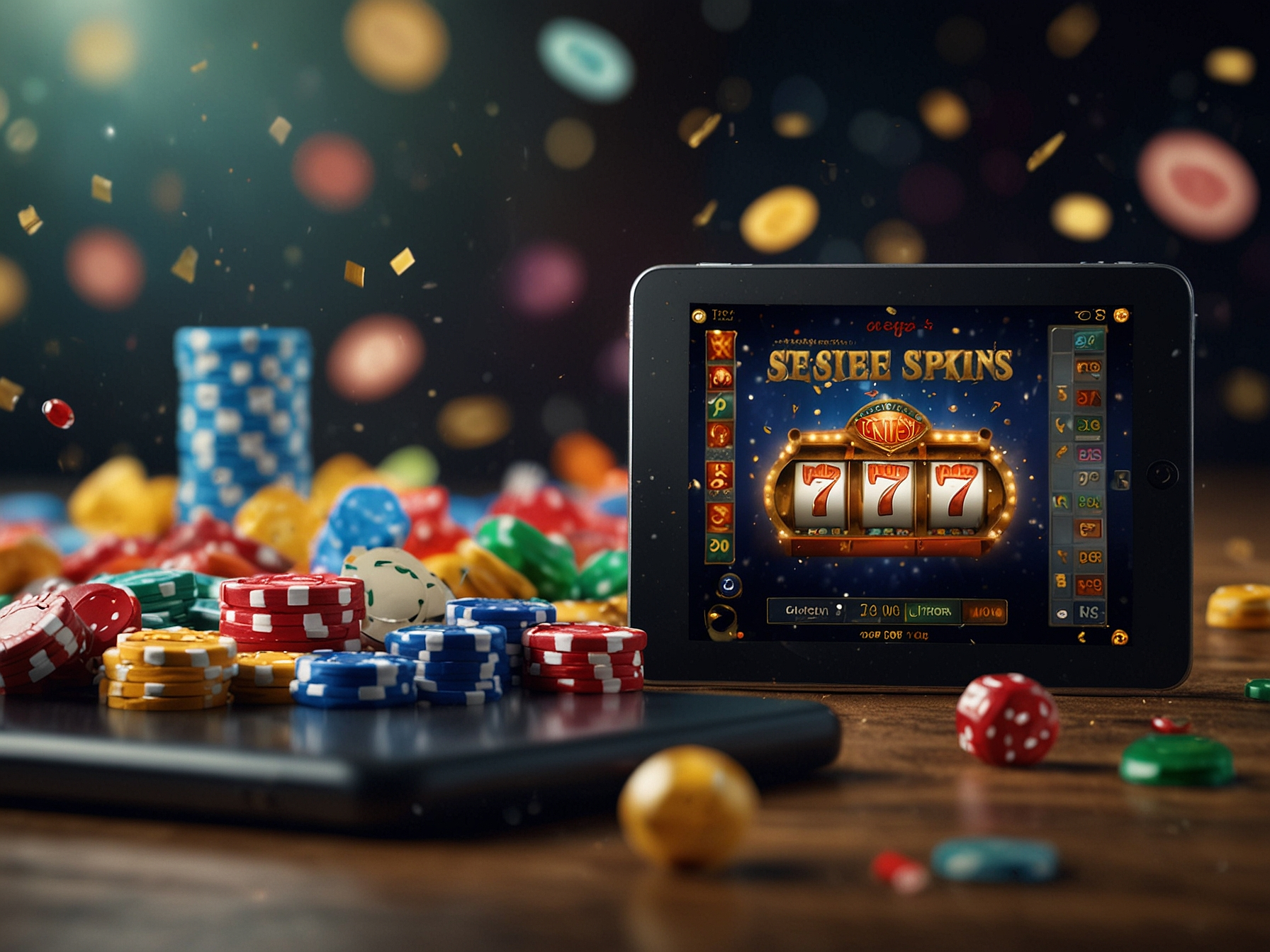 Promotional banner for casino bonuses