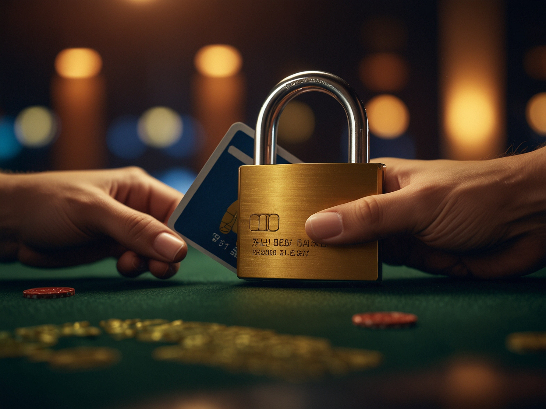 Secure payment and customer protection illustration